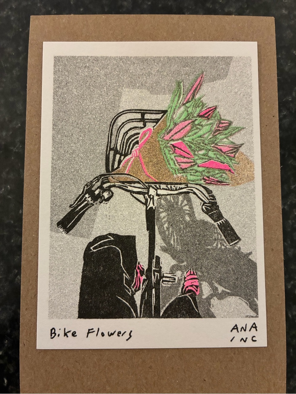 Ana Inc Anastasia Inciardi Mini Print Bike Flowers Vending Machine NYC